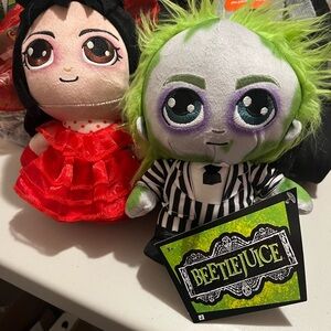 New! Beetlejuice plush set